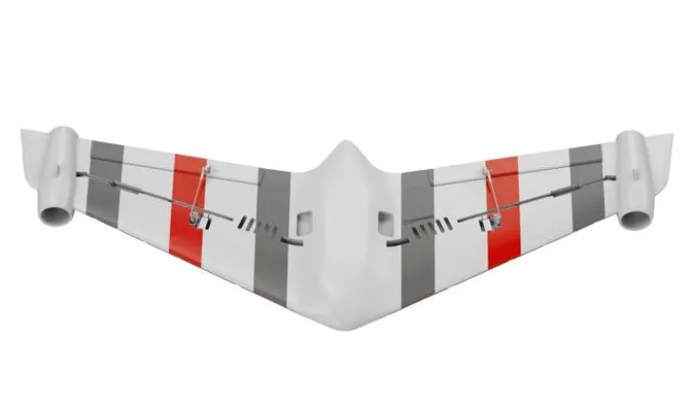 AMEWI 24133Eagle Twin V2 40mm EDF Nurflügler PNP, rot
