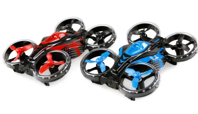 AMEWI 25344Fightstar Battle Drone Set RTF, rot & blau