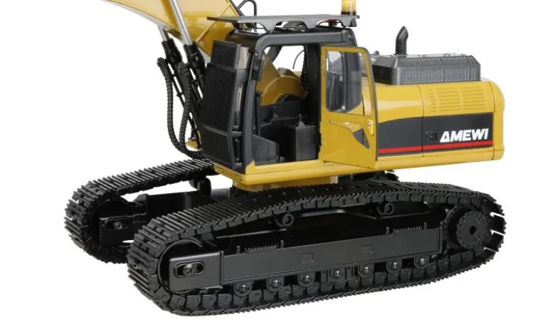 AMEWI 22732G705E Bagger Metall 1:14 RTR gelb