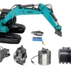 AMEWI 22748G705E Bagger Metall 1:14 RTR petrol