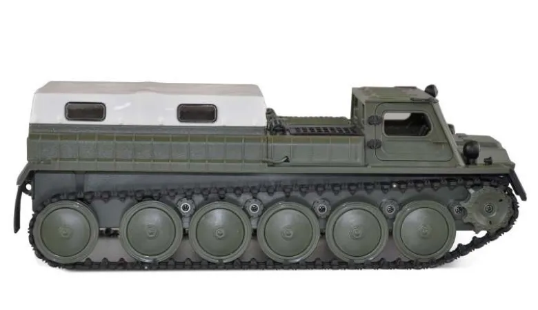 AMEWI 22617Gepanzertes RC Kettenfahrzeug 1:16 RTR olivgrün/weiß