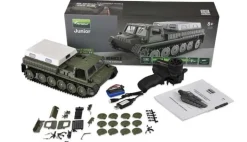 AMEWI 22617Gepanzertes RC Kettenfahrzeug 1:16 RTR olivgrün/weiß