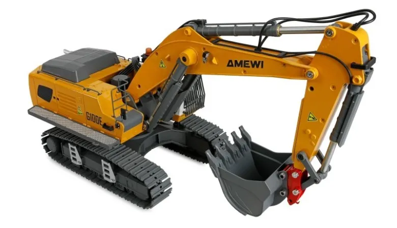 AMEWI 22749G100E Vollmetall Bagger 1:18 2,4Ghz RTR 10,3kg