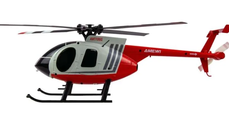 AMEWI 25354Hughes MD500 Helikopter Zivil 4-Kanal 6G RTF