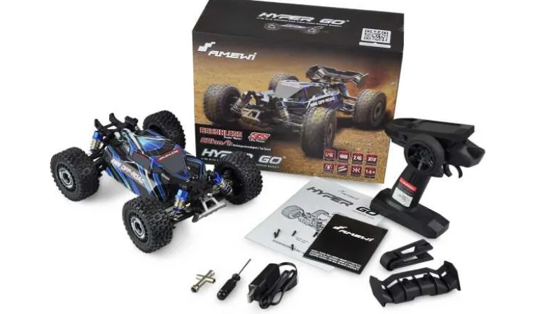 AMEWI 22626Hyper GO Buggy brushless 3S 4WD 1:16 RTR blau