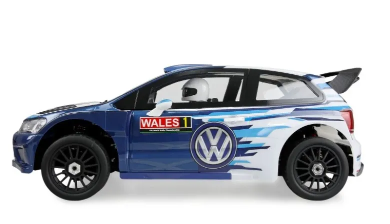 AMEWI 21143Hyper Go VW Polo WRC Rallye 4WD 1:7 ARTR MJX Brushless mit Gyro, 65km/h XT60