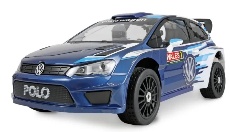 AMEWI 21143Hyper Go VW Polo WRC Rallye 4WD 1:7 ARTR MJX Brushless mit Gyro, 65km/h XT60