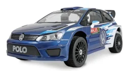 AMEWI 21142Hyper Go VW Polo WRC Rallye 4WD 1:7 RTR Akku/Lader MJX Brushless mit Gyro, 65km/h 4S Akku/Lader XT60