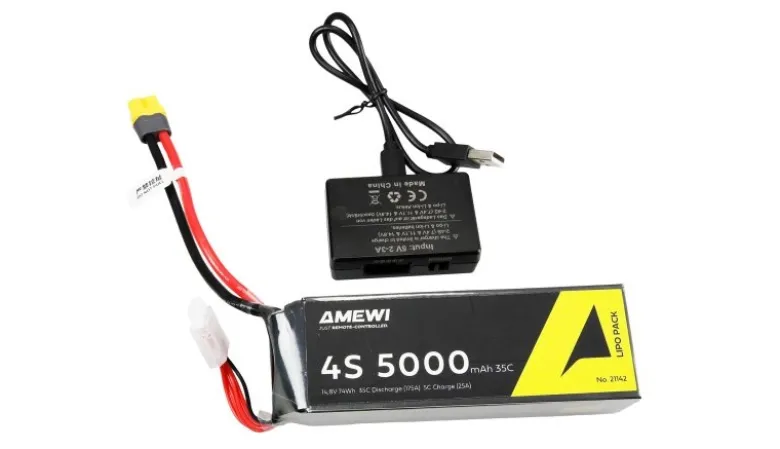 AMEWI 21142Hyper Go VW Polo WRC Rallye 4WD 1:7 RTR Akku/Lader MJX Brushless mit Gyro, 65km/h 4S Akku/Lader XT60
