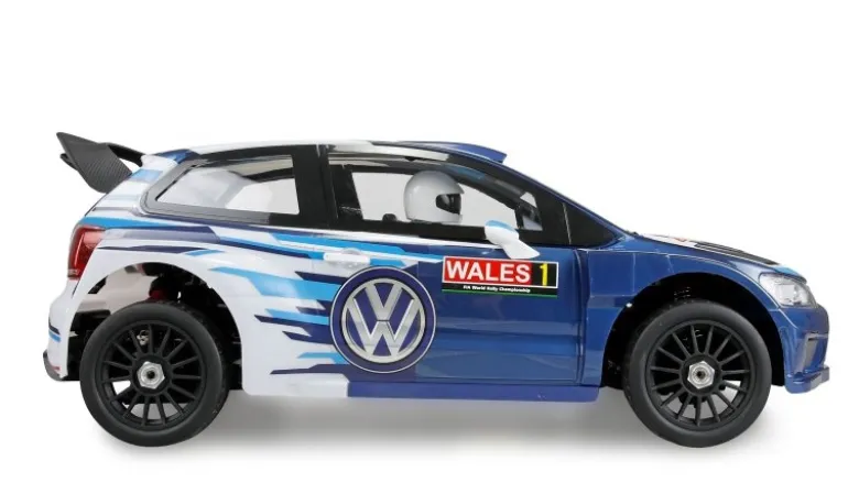 AMEWI 21142Hyper Go VW Polo WRC Rallye 4WD 1:7 RTR Akku/Lader MJX Brushless mit Gyro, 65km/h 4S Akku/Lader XT60
