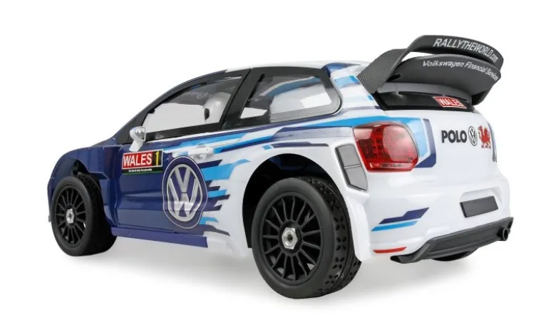 AMEWI 21142Hyper Go VW Polo WRC Rallye 4WD 1:7 RTR Akku/Lader MJX Brushless mit Gyro, 65km/h 4S Akku/Lader XT60