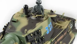 AMEWI 23072Königstiger mit Henschelturm 1:16 Panzer Standard Line IR/BB mit Echtholzkiste, Infrarot Kampfmodul