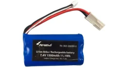 AMEWI 063-2608910Li-Ion Akku 2S 1500mAh 7.4V - Tamiya Mini