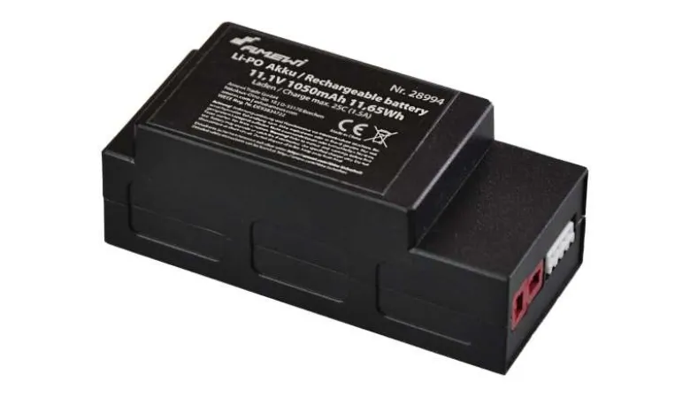 AMEWI 28994LiPo Akku 3S Hardcase 1050mAh 11.1V für Hyper Go brushless