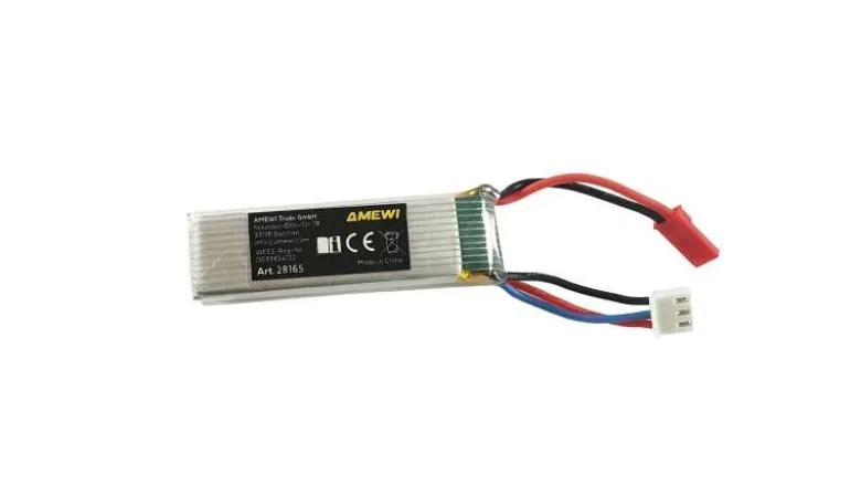 AMEWI 28165LiPo Akku 2S 7,4V 600mAh 30C JST-BEC