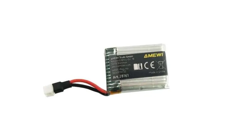 AMEWI 28161LiPo Akku 1S 3,7V 500mAh 25C JST-Molex