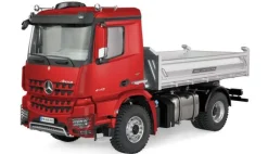 AMEWI 22612Mercedes-Benz Arocs Hydraulik Muldenkipper Pro 4x4 1:14 RTR Mit Sound, Licht, 2-Gang Getriebe, sperrbare Diffs