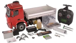 AMEWI 22612Mercedes-Benz Arocs Hydraulik Muldenkipper Pro 4x4 1:14 RTR Mit Sound, Licht, 2-Gang Getriebe, sperrbare Diffs