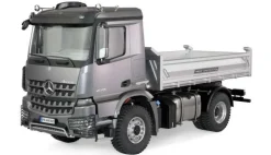 AMEWI 22615Mercedes-Benz Arocs Hydraulik Muldenkipper 4x2 1:14 RTR 2WD Heckantrieb, mit Licht und sperrbarem Differential