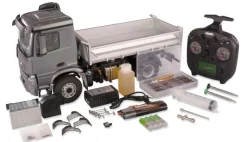 AMEWI 22615Mercedes-Benz Arocs Hydraulik Muldenkipper 4x2 1:14 RTR 2WD Heckantrieb, mit Licht und sperrbarem Differential