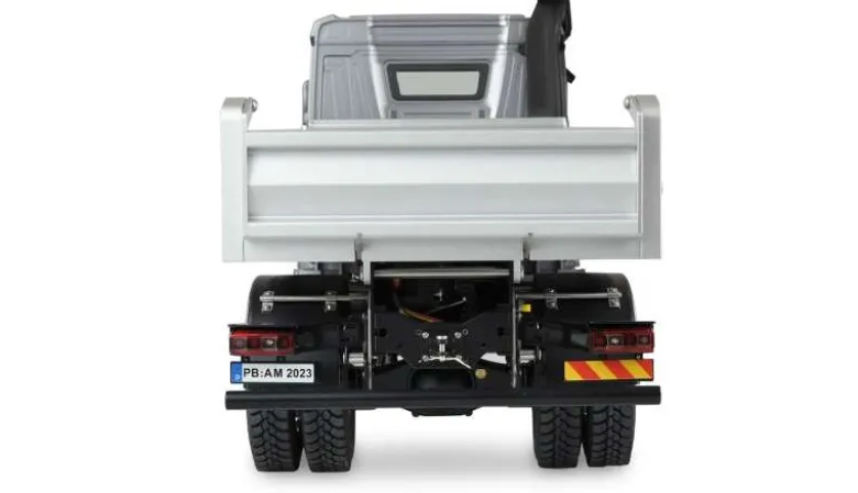 AMEWI 22615Mercedes-Benz Arocs Hydraulik Muldenkipper 4x2 1:14 RTR 2WD Heckantrieb, mit Licht und sperrbarem Differential