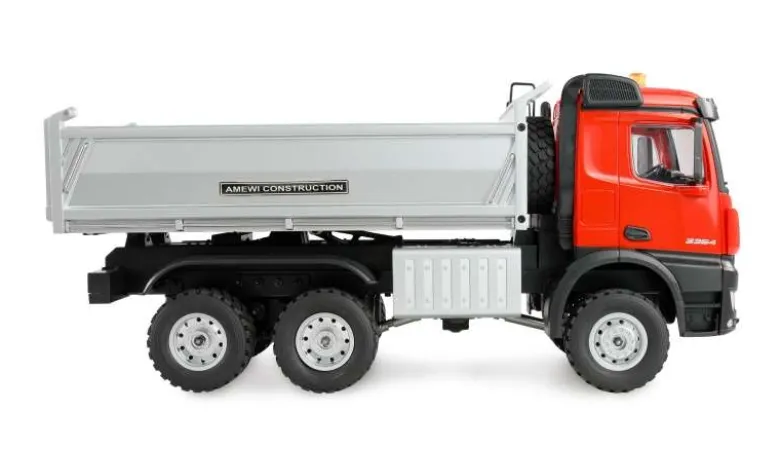 AMEWI 22684Mercedes-Benz Arocs Kipper 6x6 1:14 RTR rot