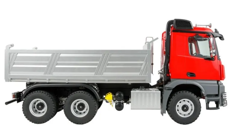 AMEWI 22729Mercedes-Benz Arocs Muldenkipper 6x6 1:14 RTR, rot