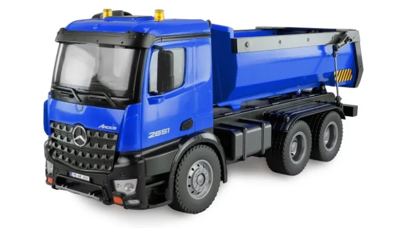 AMEWI 22537Mercedes-Benz Arocs Muldenkipper 6x4 1:14 RTR, blau