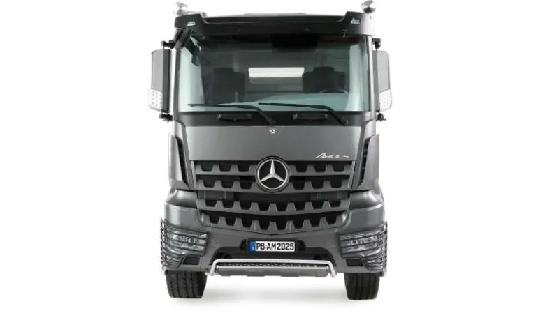 AMEWI 22696Mercedes-Benz Arocs Sattelzug mit Kippauflieger 4x4 1:14 RTR anthrazit