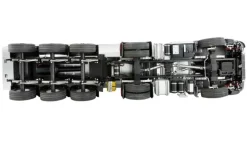AMEWI 22696Mercedes-Benz Arocs Sattelzug mit Kippauflieger 4x4 1:14 RTR anthrazit