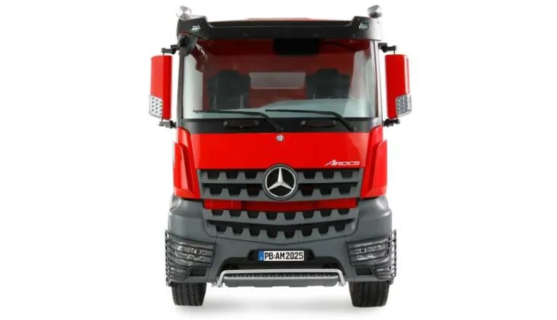 AMEWI 22695Mercedes-Benz Arocs Sattelzug Kippauflieger 4x4 1:14 RTR rot