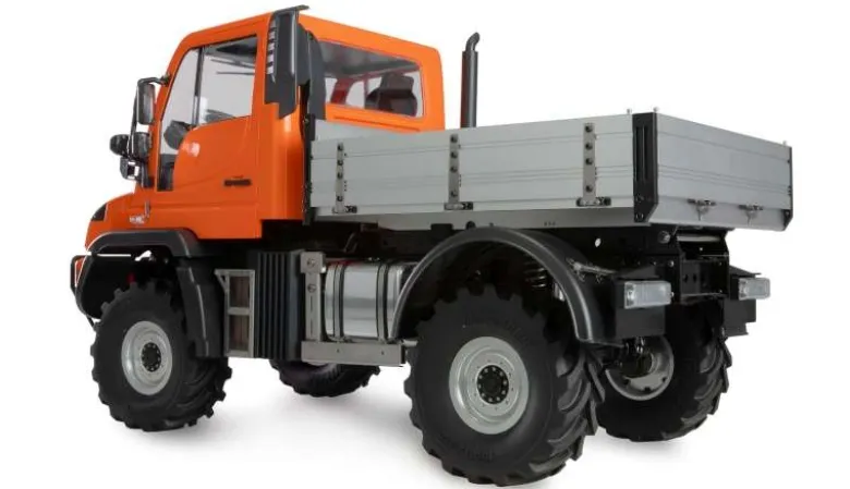 AMEWI 22682Mercedes-Benz Unimog Geräteträger 4WD 1:10 ARTR, orange