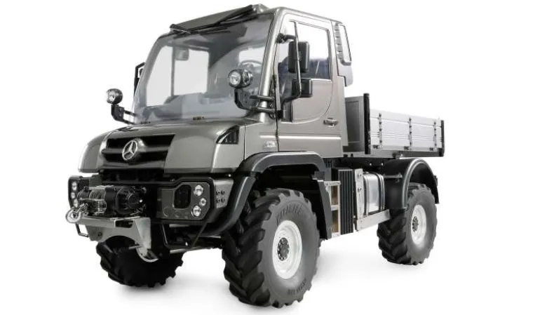 AMEWI 22683Mercedes-Benz Unimog Geräteträger 4WD 1:10 ARTR, anthrazit