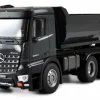 AMEWI 22504Mercedes LKW Kipper PRO Metall 2,4GHz RTR grau