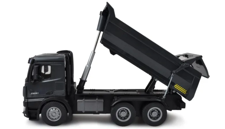 AMEWI 22504Mercedes LKW Kipper PRO Metall 2,4GHz RTR grau