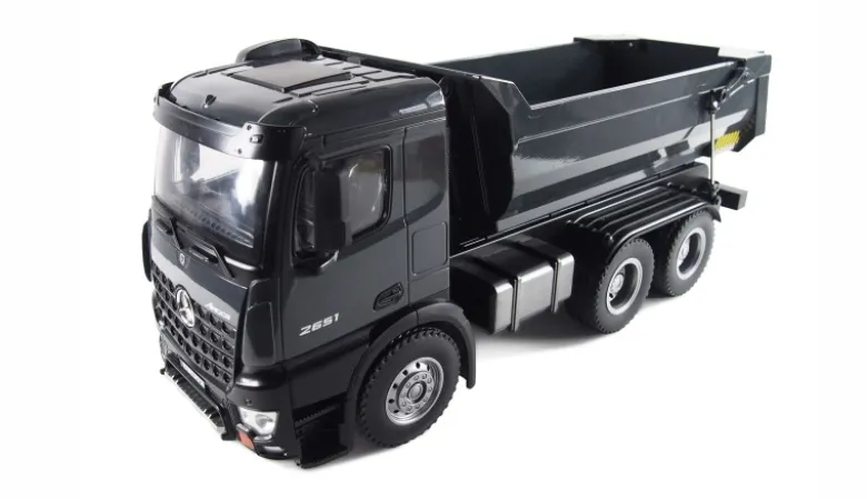 AMEWI 22504Mercedes LKW Kipper PRO Metall 2,4GHz RTR grau