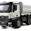 AMEWI 22413Mercedes LKW Kipper PRO Metall 1:14, 2,4GHz RTR weiß