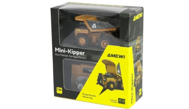 AMEWI 22743Mini-Kipper aus Metall proportional 8-Kanal 1:64 RTR