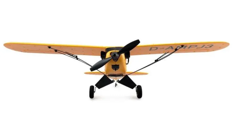AMEWI 24107Piper J-3 Cup mit Gyro 3-Kanal RTF gelb