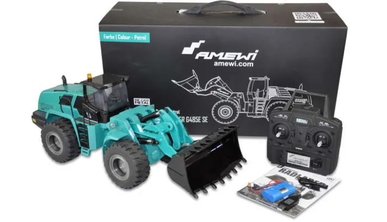 AMEWI 22538Radlader G485E SE Petrol 1:14, Teilmetall RTR