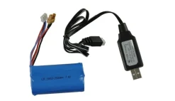 AMEWI 22343Radlader V4 Teilmetall 1:14 mit Licht und Sound, 2,4GHz RTR