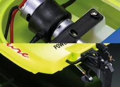 AMEWI 26074Rennkatamaran Adventure grün 2,4 GHz 30km/h