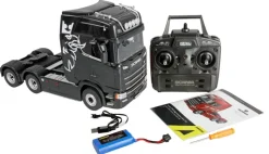 AMEWI 22760Scania 770 S Zugmaschine 6x4 1:18 RTR schwarz