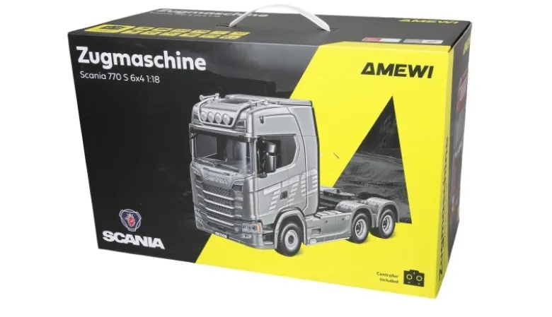 AMEWI 22762Scania 770 S Zugmaschine 6x4 1:18 RTR silber
