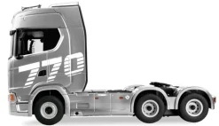 AMEWI 22762Scania 770 S Zugmaschine 6x4 1:18 RTR silber