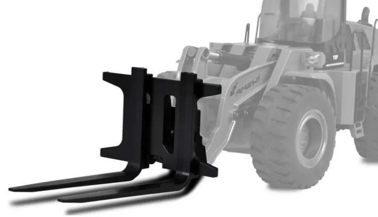 AMEWI 28138Schnellwechsler mit Gabel für Radlader G48XE
