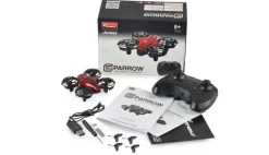 AMEWI 25324Sparrow Mini-Drohne mit Steuerungssensoren, rot