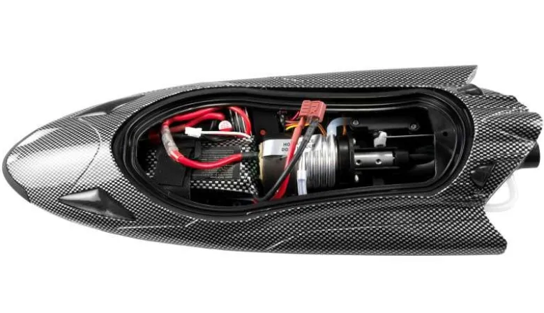 AMEWI 26108Stingray Speedboot mit Jetantrieb 335mm Carbon-Optik RTR