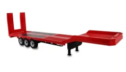 AMEWI 22742Tieflader-Sattelauflieger Dreiachser für Scania 1:18 rot Zubehör für AM22717