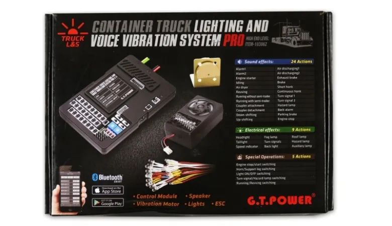 AMEWI 28974Truck Beleuchtung und Sound-Vibrationssystem PRO